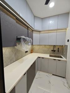 Kitchen Image of 700 Sq.ft 1 BHK Builder Floor for rent in Sector 122 Noida for Rs. 27000