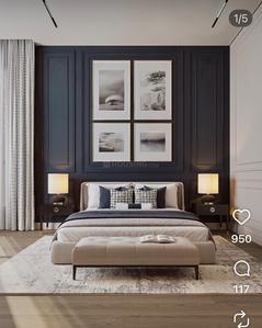 Bedroom Image of 5748 Sq.ft 4 BHK Builder Floor for sale in Vasant Vihar New Delhi for Rs. 210000000