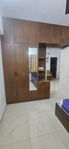 Bedroom Image of 918 Sq.ft 3 BHK Apartment / Flat for rent in Urbanrise Revolution One, Padur Chennai for Rs. 35000