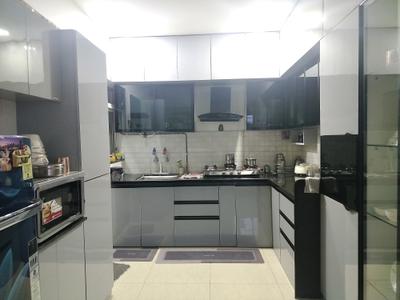 Kitchen Image of 1100 Sq.ft 2 BHK Apartment / Flat for rent in Three Jewels, Kondhwa Budruk Pune for Rs. 20000