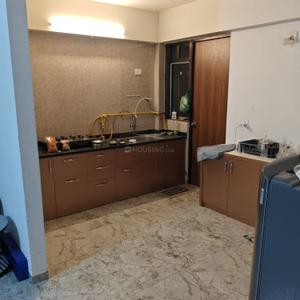 Kitchen Image of 1869 Sq.ft 3 BHK Apartment / Flat for rent in Pramukh Trinity, Sargasan Gandhinagar for Rs. 28000