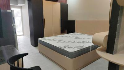 Bedroom Image of 700 Sq.ft 1 BHK Builder Floor for rent in Sector 46 Gurgaon for Rs. 37000