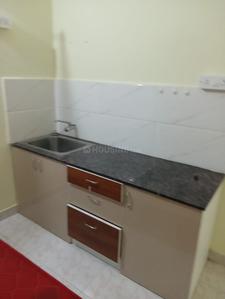 Kitchen Image of 387 Sq.ft 1 RK Independent House for rent in Murugeshpalya Bengaluru for Rs. 12000