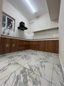 Kitchen Image of 700 Sq.ft 1 BHK Builder Floor for rent in Murugeshpalya Bengaluru for Rs. 32000