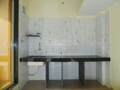 Kitchen Image of 640 Sq.ft 1 BHK Apartment / Flat for sale in Space Chandra Darshan Hill View, Karanjade Navi Mumbai for Rs. 4500000