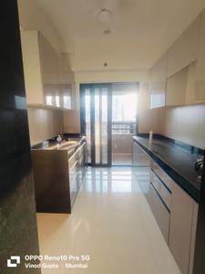 Kitchen Image of 1050 Sq.ft 2 BHK Apartment / Flat for rent in Omkar Veda Exclusive, Parel Mumbai for Rs. 130000