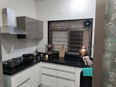Kitchen Image of 1010 Sq.ft 2 BHK Apartment / Flat for sale in Bhukum Pune for Rs. 8500000