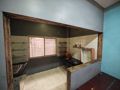 Kitchen Image of 450 Sq.ft 1 BHK Builder Floor for rent in Vijay Nagar Indore for Rs. 14000