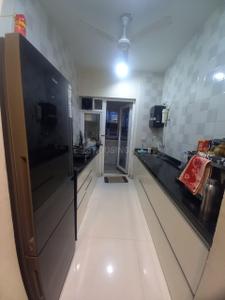 Kitchen Image of 1000 Sq.ft 2 BHK Apartment / Flat for rent in Goel Ganga Legend A4 And B1, Bavdhan Pune for Rs. 40000