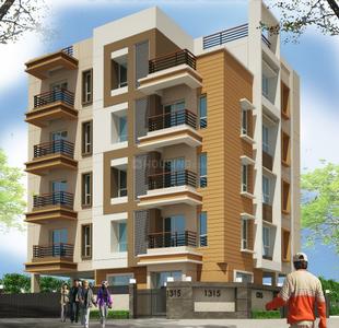 Image of 1020 Sq.ft 2 BHK Apartment / Flat for sale in Nayabad, Kolkata for Rs. 4590000