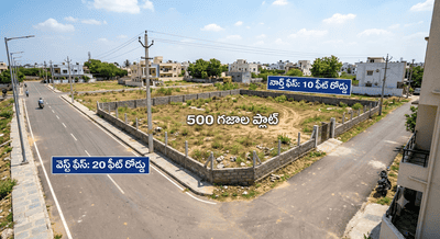 Image of 4500 Sq.ft Residential Plot / Land for sale in Kosgi, Narayanpet for Rs. 8500000