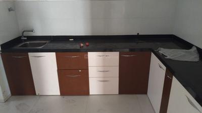 Kitchen Image of 840 Sq.ft 2.5 BHK Apartment / Flat for sale in Godrej Garden City, Jagatpur Ahmedabad for Rs. 7600000