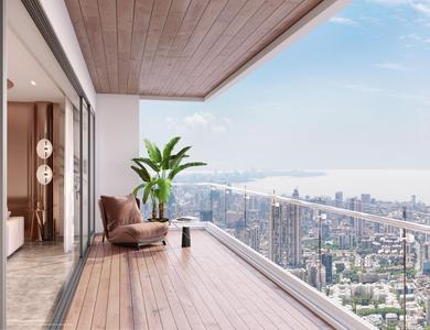 Balcony Image of 675 Sq.ft 1 BHK Apartment / Flat for sale in Shivnath Habitats, Padle Gaon Thane for Rs. 4500000