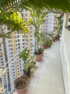 Balcony Image of 1413 Sq.ft 3 BHK Apartment / Flat for sale in Cosmos Horizon, Thane West Thane for Rs. 26500000