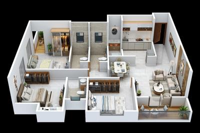 Image of 1160 Sq.ft 2 BHK Apartment / Flat for sale in Skyscape, Lohegaon, Pune for Rs. 7500000