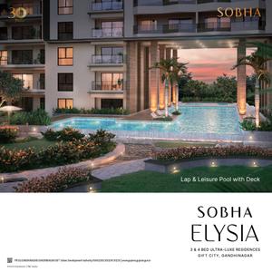 Image of 1876 Sq.ft 3 BHK Apartment / Flat for sale in Sobha Elysia, Gujarat International Finance Tec City, Gandhinagar for Rs. 24700000