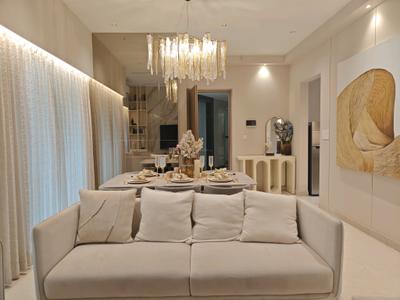 Living Room Image of 1050 Sq.ft 3 BHK Apartment / Flat for rent in Purva Clermont, Chembur Mumbai for Rs. 140000