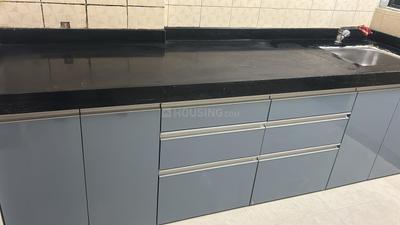Kitchen Image of 580 Sq.ft 1 BHK Apartment / Flat for rent in Gala Highland Residency, Thane West Thane for Rs. 23000