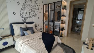 Bedroom Image of 733 Sq.ft 2 BHK Apartment / Flat for sale in Godrej Horizon, Wadala Mumbai for Rs. 31000000