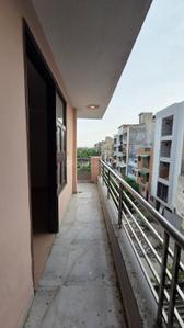 Balcony Image of 765 Sq.ft 3 BHK Builder Floor for rent in Mansa Ram Park New Delhi for Rs. 21000
