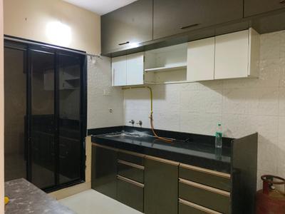 Kitchen Image of 801 Sq.ft 2.5 BHK Apartment / Flat for rent in Arihant City Phase II Buillding F G H I J, Bhiwandi Thane for Rs. 25000
