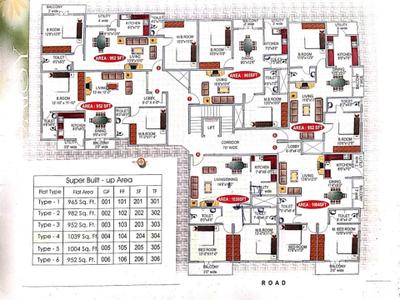 Image of 1039 Sq.ft 2 BHK Apartment / Flat for sale in Apartment, Kalyan Nagar, Bengaluru for Rs. 9000000