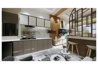 Kitchen Image of 500 Sq.ft 1 RK Studio for sale in Jagatpura Jaipur for Rs. 3400000