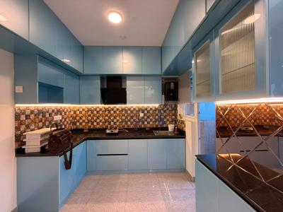 Kitchen Image of 1480 Sq.ft 3 BHK Apartment / Flat for rent in Ahad Serenity, Choodasandra Bengaluru for Rs. 50000