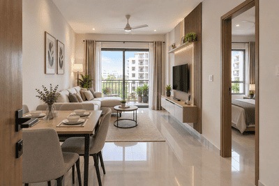 Image of 1310 Sq.ft 3 BHK Apartment / Flat for sale in Surya City, Bommasandra, Bengaluru for Rs. 11200000