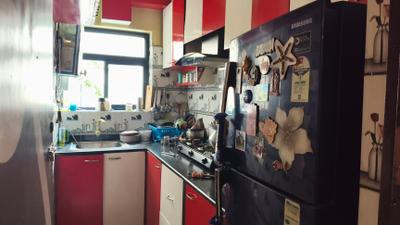 Kitchen Image of 920 Sq.ft 2 BHK Apartment / Flat for sale in Rohra Heights, New Town Kolkata for Rs. 8500000