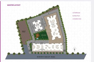 Image of 1355 Sq.ft 3 BHK Apartment / Flat for sale in Kiran Swastik, Sus, Pune for Rs. 11000000