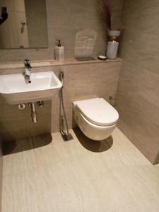Common Bathroom Image of 807 Sq.ft 2 BHK Apartment / Flat for sale in Adani Ten BKC, Bandra East Mumbai for Rs. 49500000