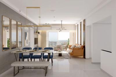 Hall Image of 1374 Sq.ft 3 BHK Apartment / Flat for sale in Godrej Aqua Vista, Keshav Nagar Pune for Rs. 13800000