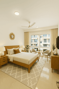Bedroom Image of 1206 Sq.ft 2 BHK Apartment / Flat for rent in Umiya Sundance Apartments, Sancoale Goa for Rs. 35000