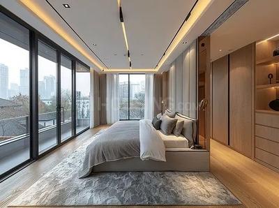 Bedroom Image of 4161 Sq.ft 4 BHK Apartment / Flat for sale in Godrej Trilogy Seafront, Mahalakshmi Mumbai for Rs. 260000000