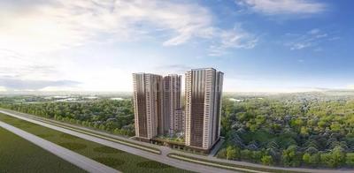 Image of 1400 Sq.ft 3 BHK Apartment / Flat for sale in Sobha Elysia, Gujarat International Finance Tec City, Gandhinagar for Rs. 26600000