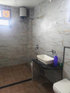 Bathroom Image of 1000 Sq.ft 1.5 BHK Builder Floor for rent in Jhanyee Jaipur for Rs. 13000