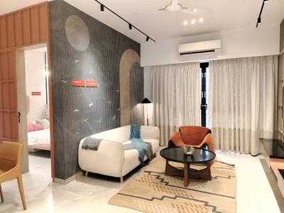 Living Room Image of 1200 Sq.ft 3 BHK Apartment / Flat for sale in VJ Yashwin Enchante, Upper Kharadi Pune for Rs. 11300000