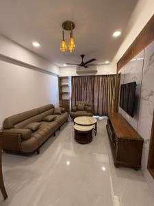 Hall Image of 750 Sq.ft 2 BHK Apartment / Flat for rent in DLH Leo Tower, Andheri West Mumbai for Rs. 124999