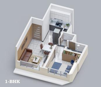 Image of 925 Sq.ft 2 BHK Apartment / Flat for sale in Dhartidhan Dharti 4, Virar West, Virar for Rs. 7650000