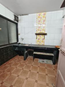 Kitchen Image of 635 Sq.ft 1.5 BHK Apartment / Flat for rent in Kalwa Thane for Rs. 19000
