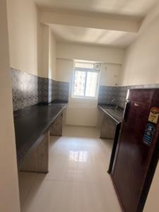 Kitchen Image of 600 Sq.ft 1 BHK Apartment / Flat for rent in Lodha Amara, Kolshet Thane for Rs. 28000