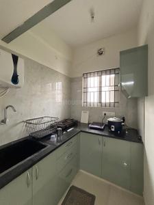Kitchen Image of 600 Sq.ft 1 BHK Apartment / Flat for rent in Mahadevapura Bengaluru for Rs. 29000