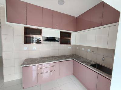 Kitchen Image of 670 Sq.ft 1 BHK Apartment / Flat for rent in Sobha Dream Gardens, Thanisandra Bengaluru for Rs. 32000