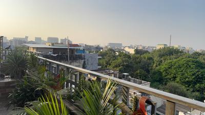 Balcony Image of 970 Sq.ft 1 BHK Builder Floor for rent in DLF Phase 3 Gurgaon for Rs. 34500