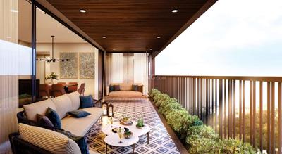 Balcony Image of 1800 Sq.ft 4 BHK Apartment / Flat for sale in Avibhanam Panache, Vaishno Devi Circle Ahmedabad for Rs. 19000000