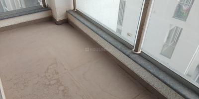 Balcony Image of 1200 Sq.ft 3 BHK Apartment / Flat for rent in Runwal The Central Park, Chinchwad Pune for Rs. 43500
