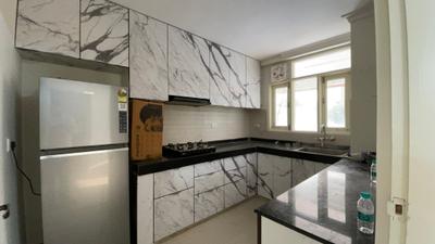 Kitchen Image of 1760 Sq.ft 3 BHK Apartment / Flat for rent in Kankha Ki Dhani Jaipur for Rs. 40000