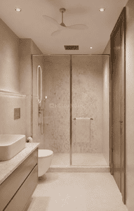Bathroom Image of 2500 Sq.ft 3.5 BHK Builder Floor for sale in Sarvodaya Enclave New Delhi for Rs. 105000000