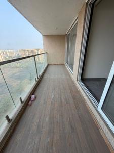 Balcony Image of 1450 Sq.ft 2 BHK Apartment / Flat for rent in Shreenathji Delta Riviera, Ulwe Navi Mumbai for Rs. 55000